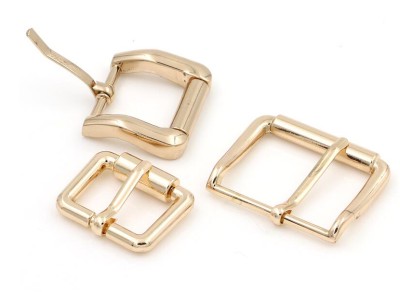 ZJ  金屬箱包扣  腰帶扣  多功能大衣扣 側面照